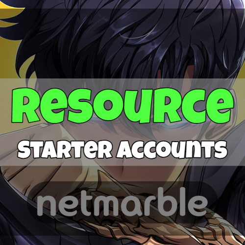 Solo Leveling:Arise - Fresh Resource Starter Accounts