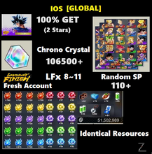 Load image into Gallery viewer, Dragon Ball Legends - Fresh Resource Starter Accounts (IOS EX)