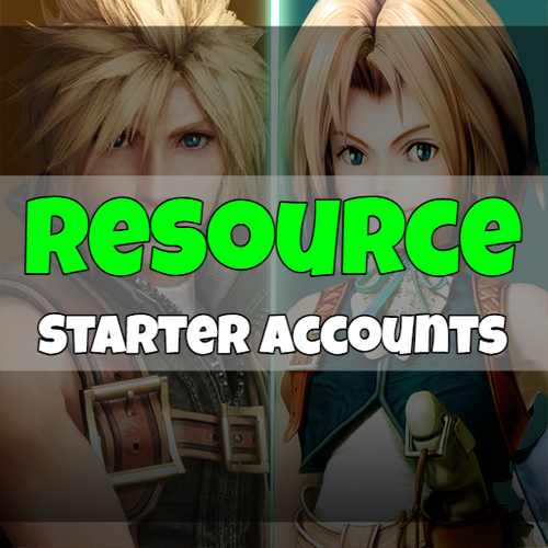 Final Fantasy VII: Ever Crisis - Fresh Resource Starter Accounts