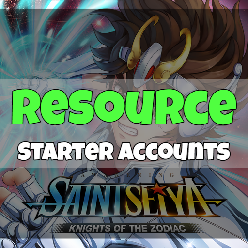 Saint Seiya Awakening: Knights of the Zodiac - Fresh Resource Starter Accounts