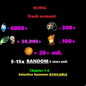 Epic Seven - Fresh Resource Starter Accounts (Budget Tier)