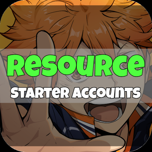 Haikyuu!! Fly High - Fresh Resource Starter Accounts