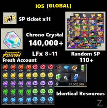 Load image into Gallery viewer, Dragon Ball Legends - Fresh Resource Starter Accounts (IOS EX)