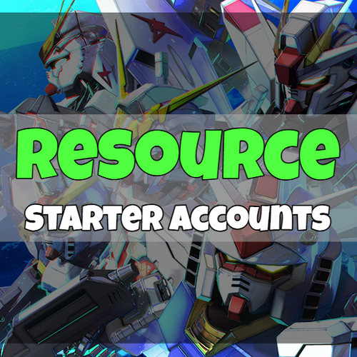 Gundam SD Generation ETERNAL - Fresh Resource Starter Accounts