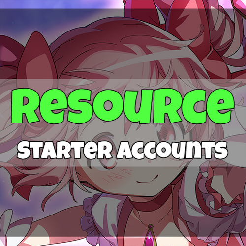 Madoka Magica Magia Exedra - Fresh Resource Starter Accounts