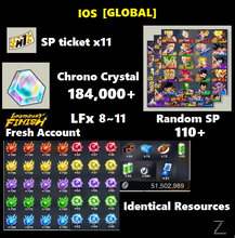 Load image into Gallery viewer, Dragon Ball Legends - Fresh Resource Starter Accounts (IOS EX)
