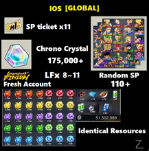 Load image into Gallery viewer, Dragon Ball Legends - Fresh Resource Starter Accounts (IOS EX)