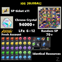 Load image into Gallery viewer, Dragon Ball Legends - Fresh Resource Starter Accounts (IOS)