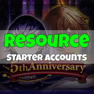 Grand Summoners - Fresh Resource Starter Accounts