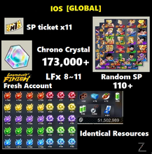 Load image into Gallery viewer, Dragon Ball Legends - Fresh Resource Starter Accounts (IOS EX)