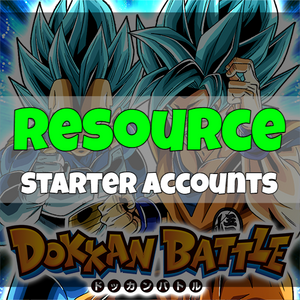 Dragon Ball Z Dokkan Battle - Fresh Resource Starter Accounts (Japan)