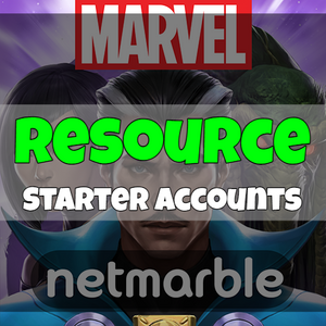 Marvel Future Fight - Fresh Resource Starter Accounts