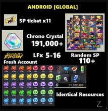 Load image into Gallery viewer, Dragon Ball Legends - Fresh Resource Starter Accounts (Android EX)