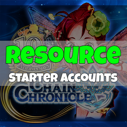 Chain Chronicle - Fresh Resource Starter Accounts