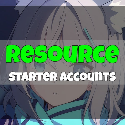 Blue Archive - Fresh Resource Starter Accounts