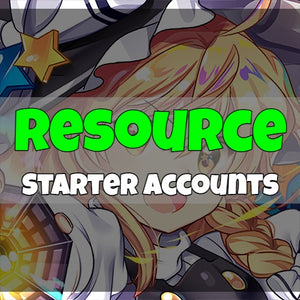 Touhou Lost Word - Fresh Resource Starter Accounts