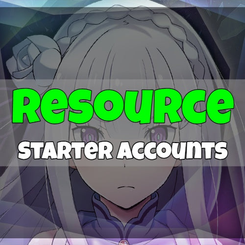 Re: Zero Lost in Memories - Fresh Resource Starter Accounts