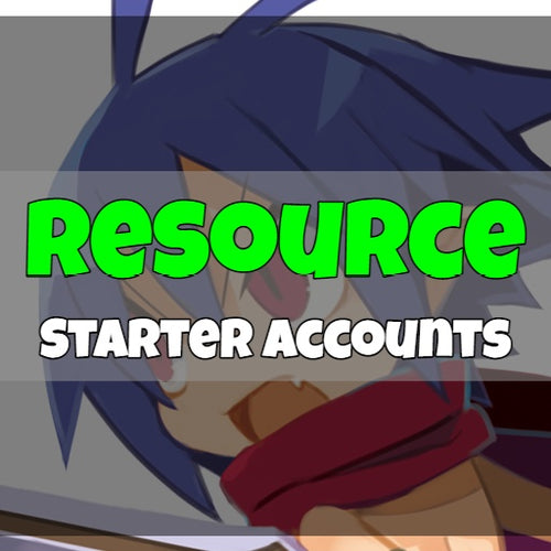 Disgaea RPG - Fresh Resource Starter Accounts