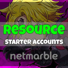 Load image into Gallery viewer, Seven Deadly Sins Grand Cross - Fresh Resource Starter Accounts