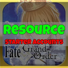 Load image into Gallery viewer, Fate/Grand Order - Fresh Resource Starter Accounts