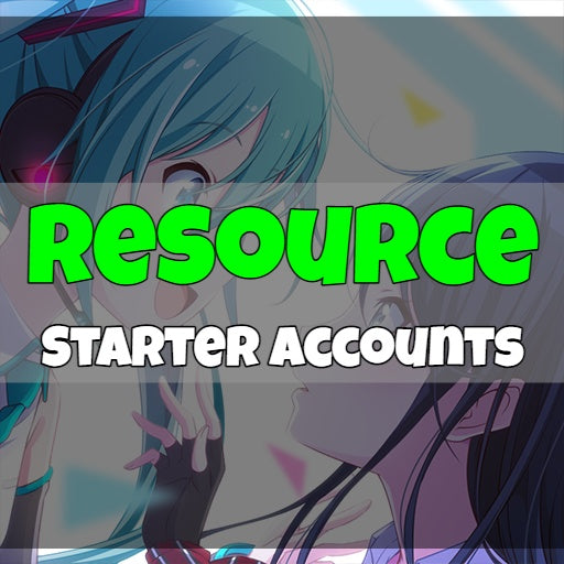 Project Sekai - Fresh Resource Starter Accounts