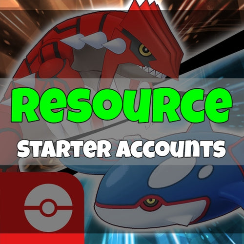 Pokemon Master - Fresh Resource Starter Accounts